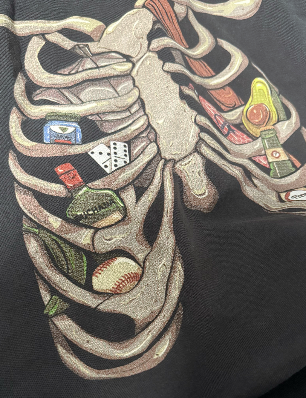 Dominican shirt with Dominican objects with in the rib cage_Dominican Caribbean Streetwear | Rulay Life