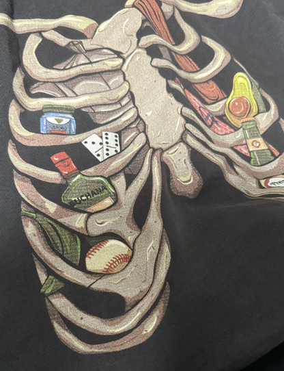 Dominican shirt with Dominican objects with in the rib cage_Dominican Caribbean Streetwear | Rulay Life